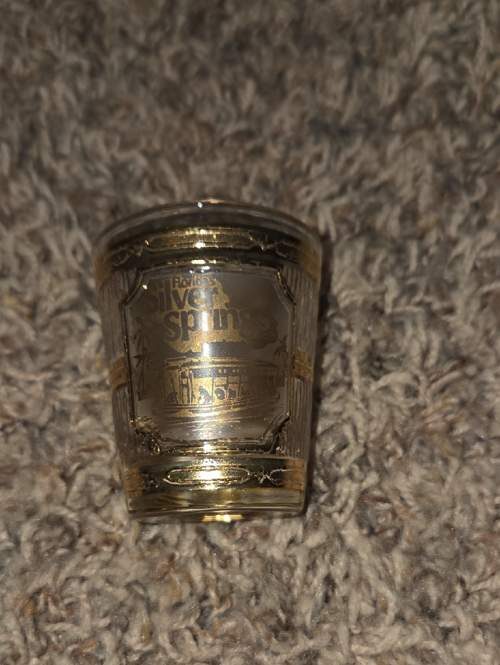 Gold Accent Shot Glass - Design